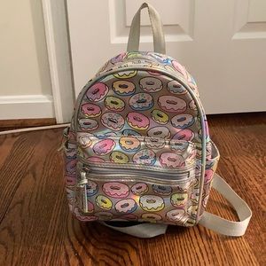 Holographic Donut Claire’s Mini Backpack